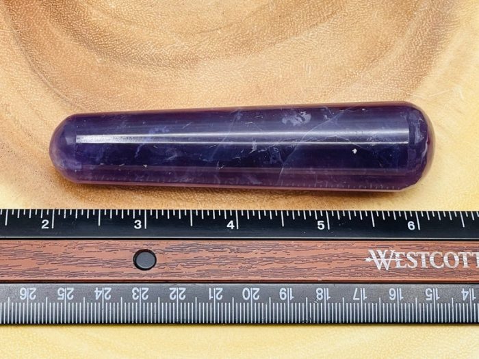 Fluorite Massage Wand | Fluorite Crystal Healing Wand | Soothing & Calming Massage | Spa Massage Wand | Stress Reliever | Healing Tool