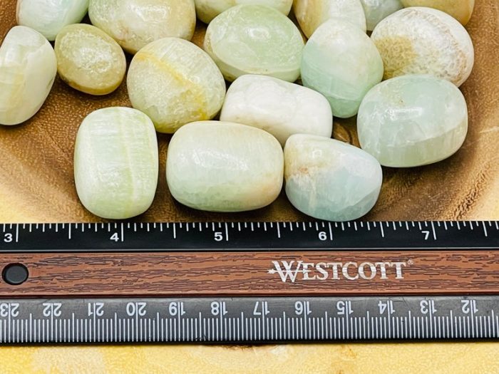 Aqua Blue Calcite Tumbled Stone | Caribbean Blue Calcite | Handmade | Polished Gemstones | Healing Crystals & Stones| Meditation