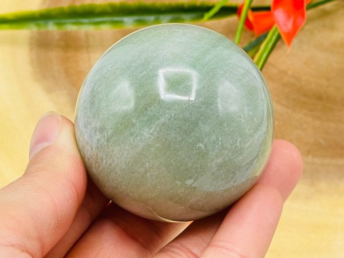 Green Aventurine Sphere | Green Aventurine Stone | Polished Gemstone | Healing Crystals & Stone | Chakra Sphere | Chakra Stone | Reiki Ball