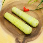 Serpentine Massage Wand | Crystal Healing Wand | Soothing & Calming Massage | Spa Massage | Stress Reliever | Serpentine Healing Tool | 4"