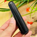 Black Tourmaline Massage Wand | Crystal Healing Wand | Black Tourmaline Soothing & Calming Spa Massage Wand | Stress Reliever Tool | 4 inch