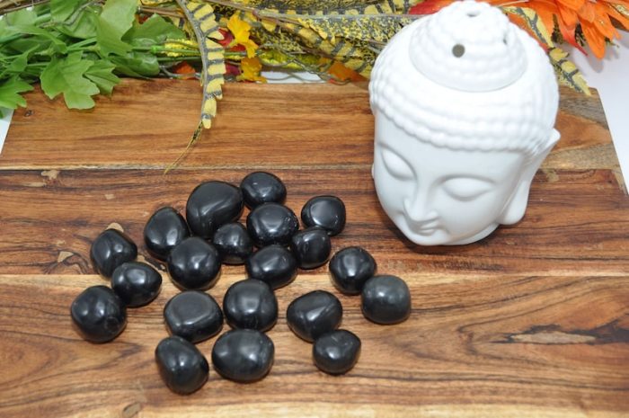 Supreme Quality Black Obsidian Tumbled Stones | Black Obsidian Tumbled Crystals | Hand Polished Pocket Stone | Reiki | Meditation