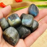 Labradorite Tumbled Stones | Pocket Polished Gemstones | Labradorite Healing Tumbled Crystals | Chakra Tumbled Rocks | Reiki Stone