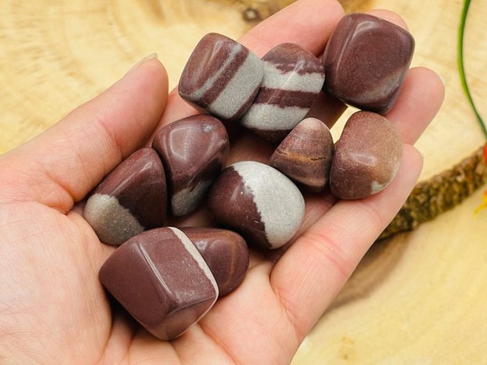 Shiva Lingam Tumbled Stone | Tumbled Crystal | Shiva Pocket Stone | Lingam Stone | Crystal for Protection | Sacred Stone from Narmada River