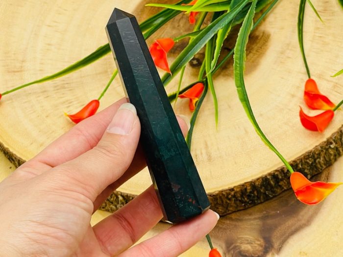 Black Tourmaline Obelisk | Black Tourmaline Tower | Crystal Point | Reiki Tool | Healing Crystal | Stress Reliever | Crystal Tower | 4"