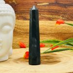Black Tourmaline Obelisk | Black Tourmaline Tower | Crystal Point | Reiki Tool | Healing Crystal | Stress Reliever | Crystal Tower | 4"