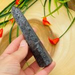 Hematite Obelisk | Hematite Tower | Hematite Crystal Point | Reiki Tool | Healing Crystal | Stress Reliever | Crystal Tower | 4"