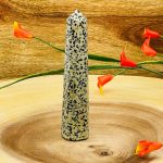 Dalmatian Jasper Obelisk | Dalmatian Jasper Tower | Crystal Point | Reiki Tool | Healing Crystal | Stress Reliever | Crystal Tower | 4"