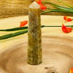 Cat's Eye Obelisk | Cat's Eye Tower | Cats Eye Crystal Point | Reiki Tool | Healing Crystal | Stress Reliever | Crystal Tower | 4"