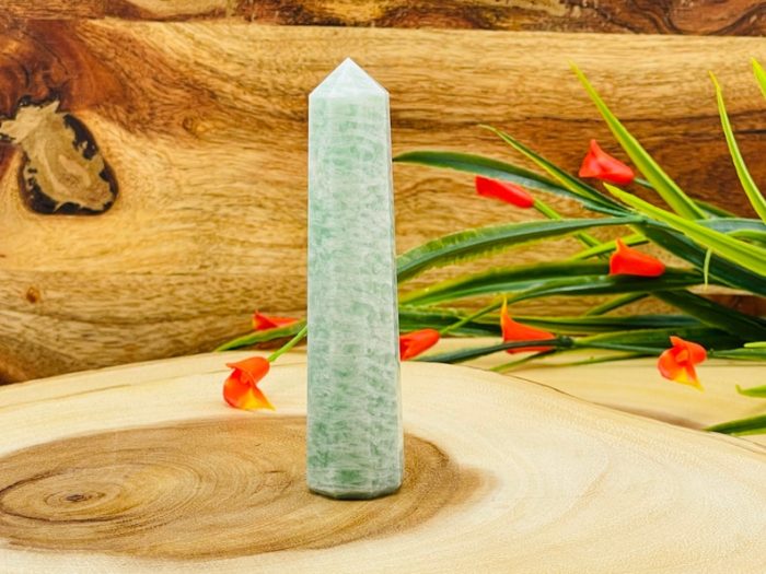 Amazonite Obelisk | Amazonite Tower | Amazonite Crystal Point | Reiki Tool | Healing Crystal | Stress Reliever | Crystal Tower | 4"