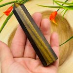 Tiger Eye Obelisk | Tiger Eye Tower | Tiger Eye Crystal Point | Reiki Tool | Healing Crystal | Stress Reliever | Crystal Tower | 4"