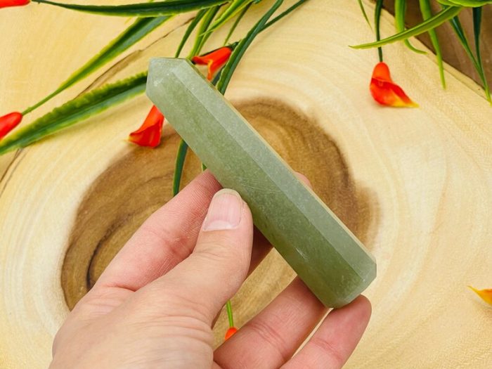 Green Aventurine Obelisk | Green Aventurine Tower | Crystal Point | Reiki Tool | Healing Crystal | Stress Reliever | Crystal Tower | 4"