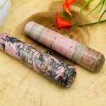 Rhodonite Massage Wand | Rhodonite Crystal Wand | Stone Of Compassion | Cleansing & Balance | Metaphysical | Massage Roller | Hand Polished