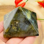 Labradorite Pyramid | Crystal Pyramid | Labradorite Gemstone Pyramid | Healing Crystal & Stone | Stone of Protection | Chakra Stone | 2"