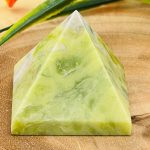 Serpentine Pyramid | Serpentine Crystal Pyramid | Chakra Stone | Cleansing & Balance | Metaphysical | Massage Stone | Serpentine Pointer