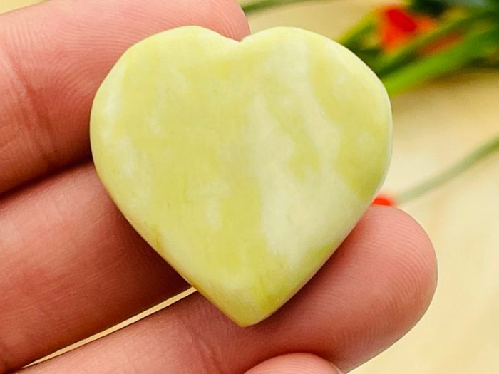 Serpentine Heart Stone | Serpentine Heart Crystal | Reiki & Chakra | Healing Reiki Tool | Metaphysical Healing Heart Stone