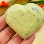 Serpentine Heart Stone | Serpentine Heart Crystal | Reiki & Chakra | Healing Reiki Tool | Metaphysical Healing Heart Stone