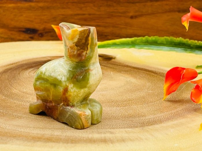 Multi Green Onyx Owl Figurine | Green Onyx Crystal Owl | Metaphysical | Healing Crystal | Sacred Animal | 2 inch