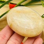 Yellow Aventurine Palm Stone | Yellow Aventurine Crystal Stone | Pocket Palm Stone | Metaphysical Healing Chakra Stone | Reiki Crystal