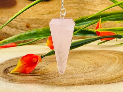 Rose Quartz Point Pendulum