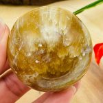 Cat Eye Sphere | Cat's Eye Crystal | Cat Eye Gemstone Ball | Stress Reliever Crystal |  Healing Chakra Stone | Reiki Sphere | 2 inch (50 mm)