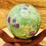Ruby Fuchsite Sphere | Ruby in Fuchsite Stone | Ruby Fuchsite Gemstone | Reiki | Stress Reliever | Healing Chakra | 2"-2.5" (50 - 60 mm)