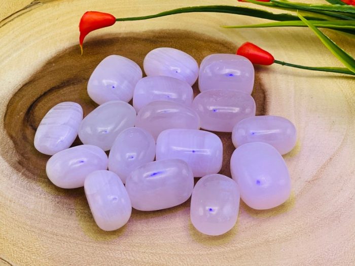 Fluorescent Rose Pink Mangano Calcite Tumbled Stones | Rock Crystal | Polished Gemstones | Heart Chakra | Reiki Stones