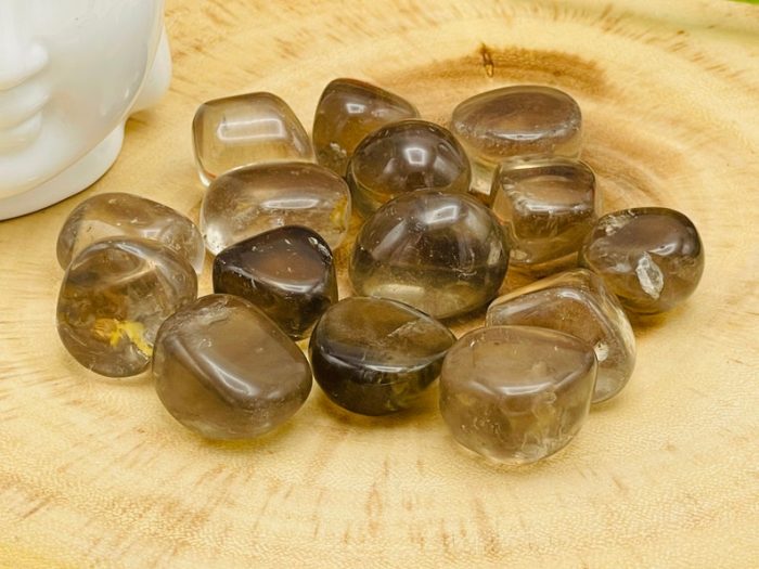 Smoky Quartz Tumbled Stone | Smoky Quartz Polished Chakra Gemstones | Tumbled Crystals | Healing Crystals | Meditation | Reiki Crystals