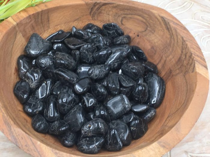 Black Tourmaline Tumbled Stone | Tourmaline Tumbled Crystals | Reiki | Crystal Grid | Crystal for Protection