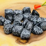 Snowflakes Tumbled Stone | Snowflakes Polished Chakra Gemstones | Healing Crystals & Stones | Tumbled Crystals | Meditation | Reiki Crystals