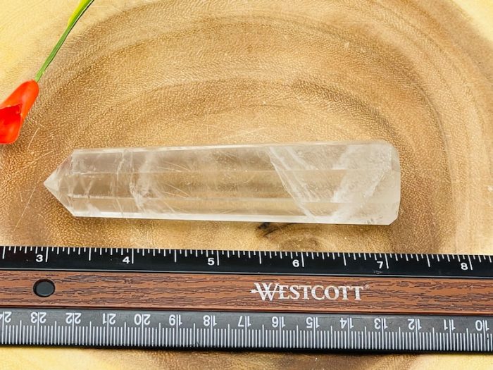 Clear quartz Obelisk | Clear Quartz Tower | Clear Quartz Crystal Point | Reiki Tool | Healing Crystal | Stress Reliever | Crystal Tower | 4"