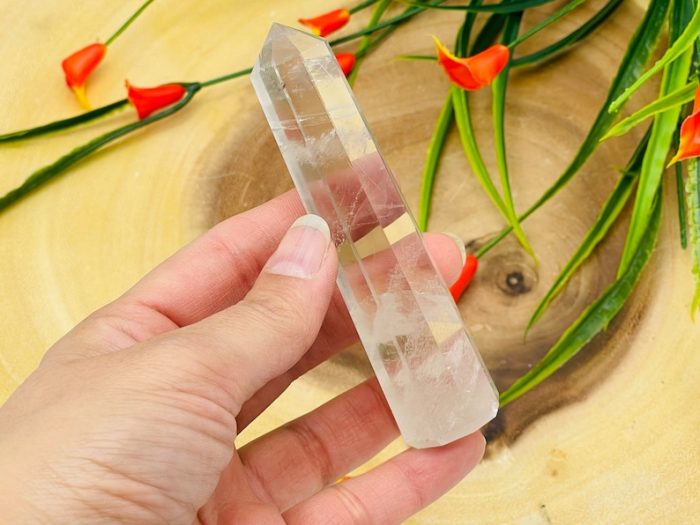 Clear quartz Obelisk | Clear Quartz Tower | Clear Quartz Crystal Point | Reiki Tool | Healing Crystal | Stress Reliever | Crystal Tower | 4"