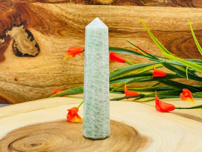 Amazonite Obelisk | Amazonite Tower | Amazonite Crystal Point | Reiki Tool | Healing Crystal | Stress Reliever | Crystal Tower | 4"