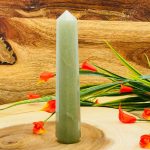 Green Aventurine Obelisk | Green Aventurine Tower | Crystal Point | Reiki Tool | Healing Crystal | Stress Reliever | Crystal Tower | 4"