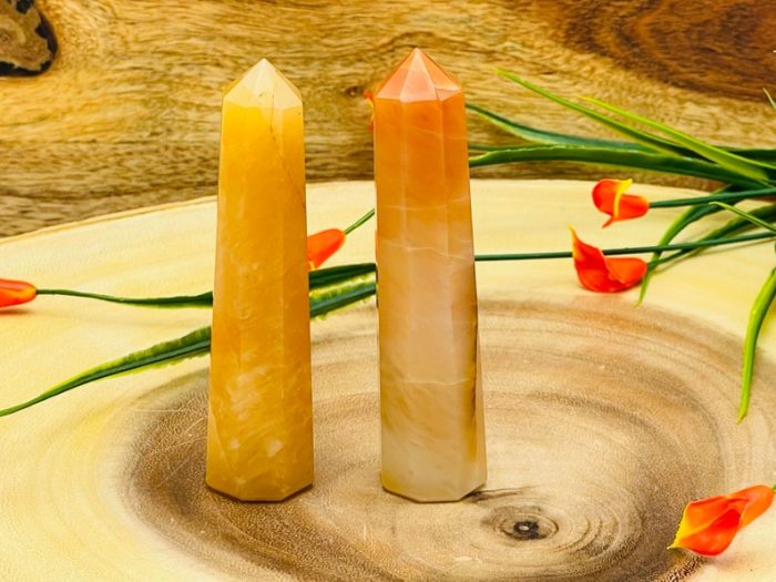 Yellow Aventurine Obelisk | Yellow Aventurine Tower | Aventurine Crystal Point | Reiki Healing Crystal | Stress Reliever | Crystal Tower