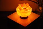 Salt Lamp Bowl with Salt Chunks