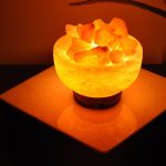 Salt Lamp Bowl with Salt Chunks