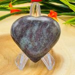 Ruby Kyanite Heart Stone | Ruby in Kyanite Stone | Ruby Kyanite Crystal | Pocket Gemstone | Stress Reliever Reiki Crystal |  Healing Chakra