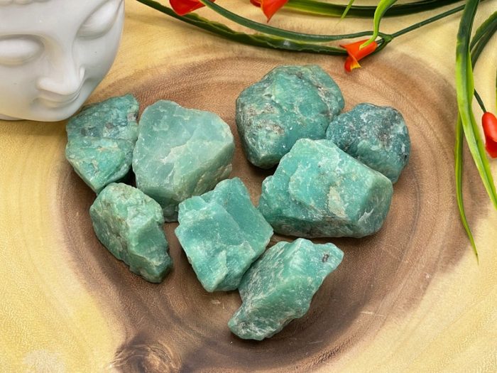 Amazonite Rough Stone, Amazonite Raw Crystal Specimen, Healing Chakra Stone | Healing Meditation Rocks Crystals | Reiki Crystal