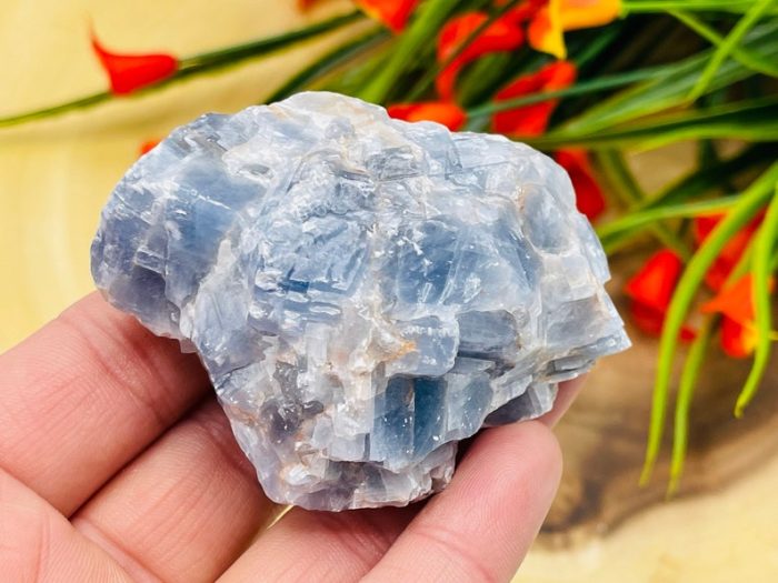 Blue Calcite Rough Stone, Blue Calcite Raw Crystal Specimen, Healing Chakra Chunks, Healing Meditation Rocks Crystals, Reiki Crystal