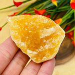 Orange Calcite Rough Stone, Yellow Calcite Raw Crystal Specimen, Healing Chakra Chunks, Healing, Meditation Rocks Crystals, Reiki Crystal