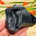 Black Obsidian Raw Chunks | Black Obsidian Rock Crystals | Rough Crystal specimen | Reiki | Healing Gemstones