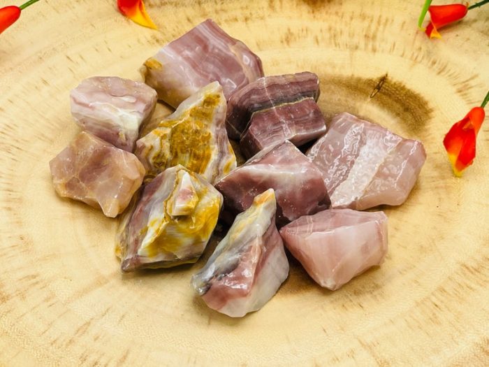 Pink Onyx Crystal Chunk | Pink Onyx Raw Crystal | Gemstone | Onyx Specimen | Healing Rock Crystal | Meditation | Reiki