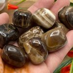 Root Beer Calcite Tumbled Stones | Chocolate Calcite Tumbled Rocks | Tumbled Gemstones | Healing Tumbled Crystals | Meditation | Reiki
