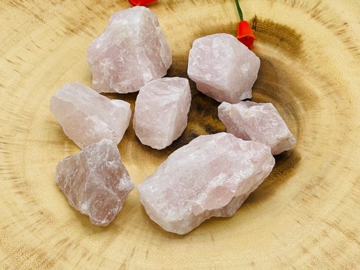 Rose Quartz Rock Chunks | Pink Rose Quartz Rough Crystals | Quartz crystal Chunks | Reiki Raw Stone | Meditation | Stone of Love