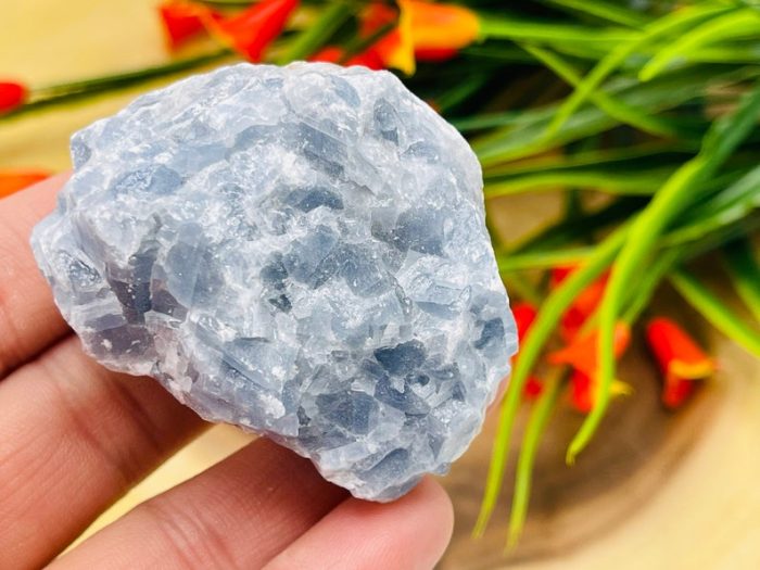 Blue Calcite Rough Stone, Blue Calcite Raw Crystal Specimen, Healing Chakra Chunks, Healing Meditation Rocks Crystals, Reiki Crystal