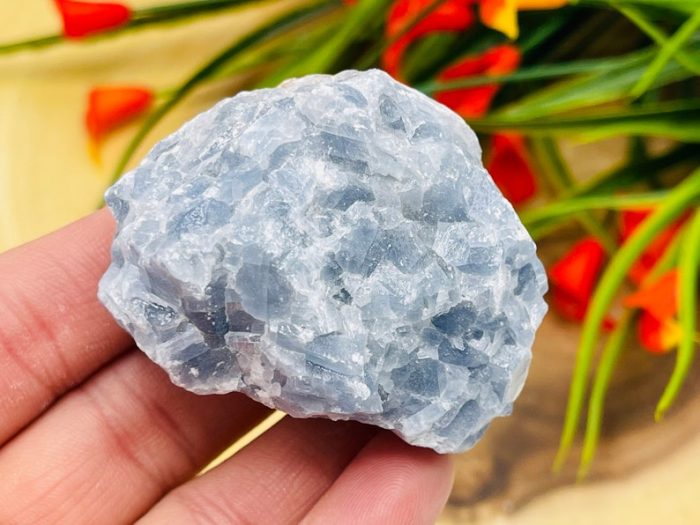 Blue Calcite Rough Stone, Blue Calcite Raw Crystal Specimen, Healing Chakra Chunks, Healing Meditation Rocks Crystals, Reiki Crystal