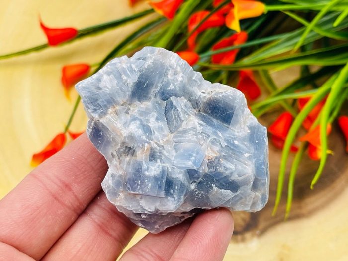 Blue Calcite Rough Stone, Blue Calcite Raw Crystal Specimen, Healing Chakra Chunks, Healing Meditation Rocks Crystals, Reiki Crystal