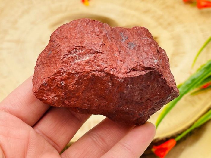 Raw Red Jasper Crystal Chunk | Red Jasper Raw Crystal | Gemstone Specimen | Healing Rock Crystal | Meditation | Reiki