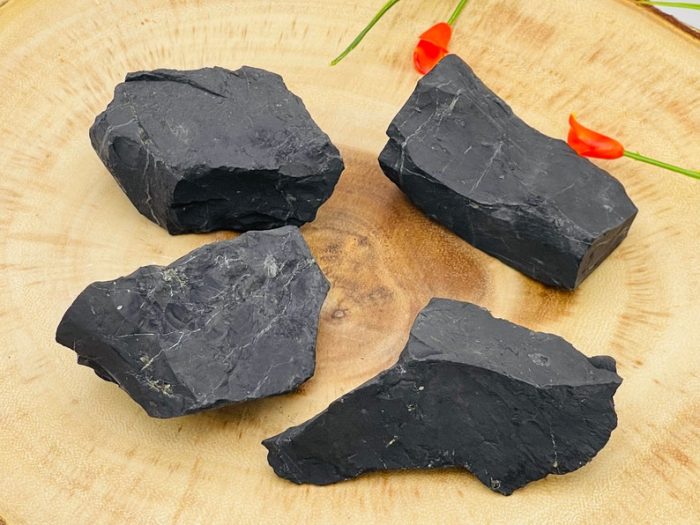 Supreme Quality Shungite Raw Chunks | Healing Rough Crystal | Stone of Life | Reiki | Highly Energetic Metaphysical Stone | EMF Protection